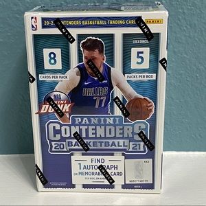 2020-21 Panini Contenders NBA Blaster Box New Sealed 40 Cards Patch or Auto